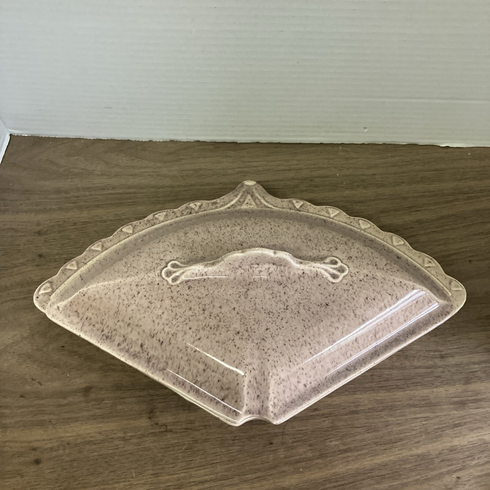 California‎ Potters Pink Ceramic Candy/Trinket  Dish Wid Lid